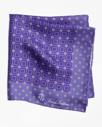 Tonal Medallion Pocket Square, image 1