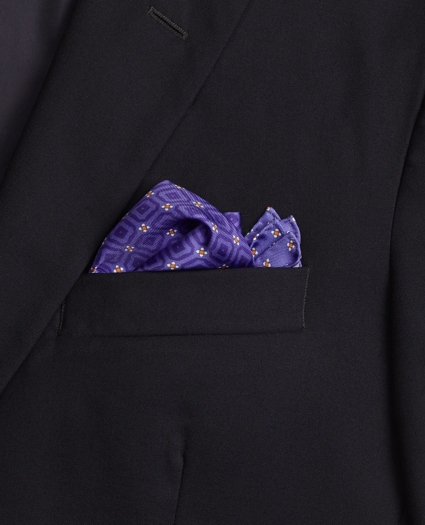 Tonal Medallion Pocket Square, image 2