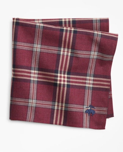 Signature Tartan Pocket Square, image 1