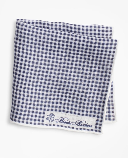 Gingham Pocket Square, image 1