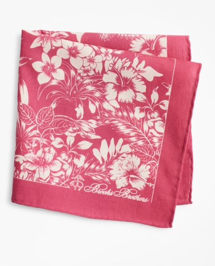 Large Floral Pocket Square, image 1