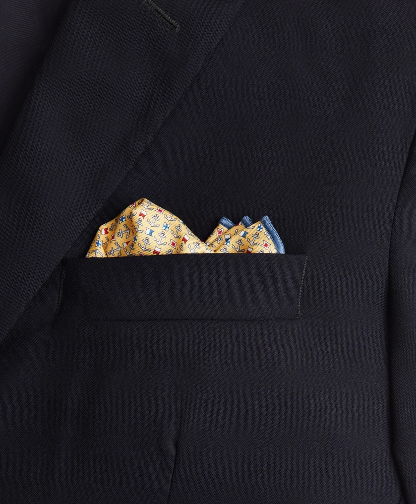Nautical Print Pocket Circle, image 3