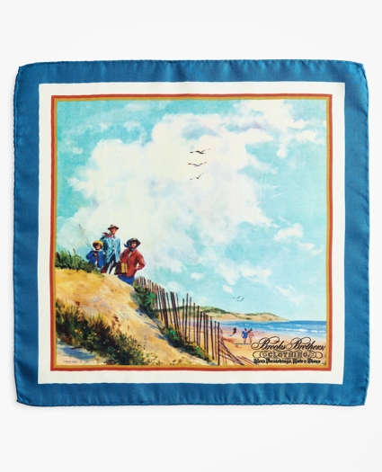 Limited Edition Archival Collection Spring 1981 Silk Pocket Square, image 2