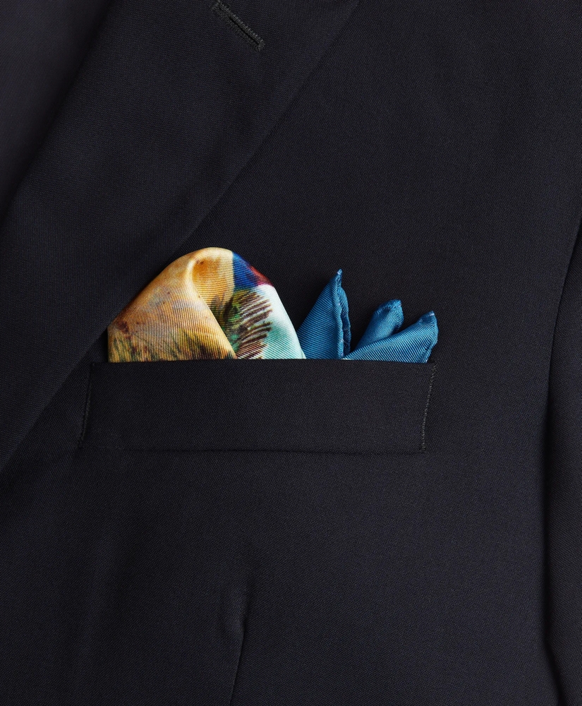 Limited Edition Archival Collection Spring 1981 Silk Pocket Square, image 3