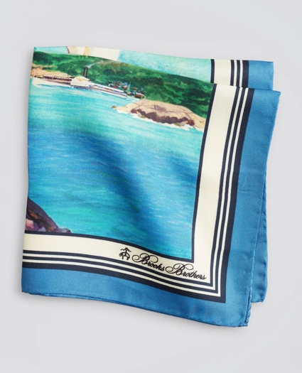 Limited Edition Archival Collection Spring 1982 Silk Pocket Square, image 1