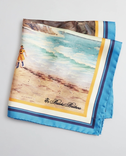 Limited Edition Archival Collection Spring 1984 Silk Pocket Square, image 1