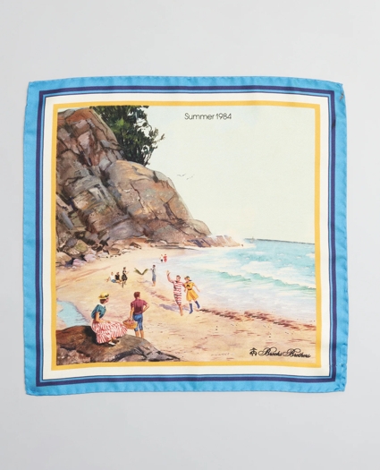 Limited Edition Archival Collection Spring 1984 Silk Pocket Square, image 3