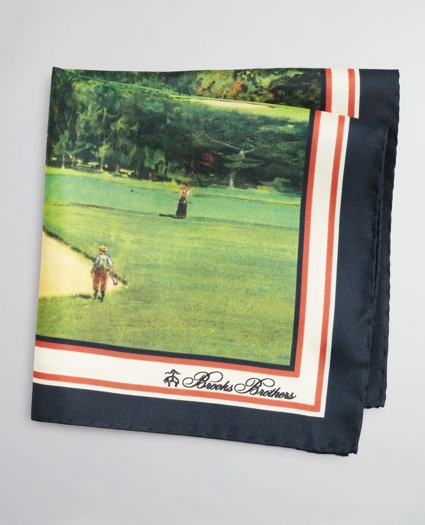 Limited Edition Archival Collection Summer 1985 Silk Pocket Square, image 1