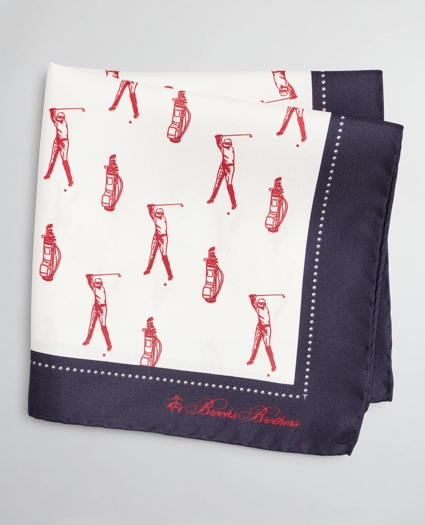 Golfer Pocket Square, image 1