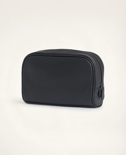 Pebbled Leather Dopp Kit, image 2