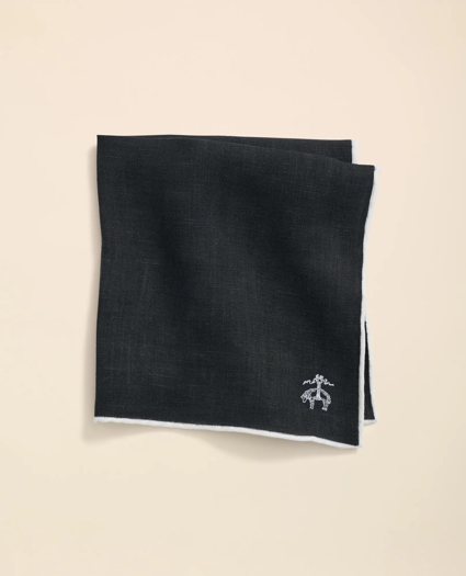 Linen Jacquard Pocket Square, image 1