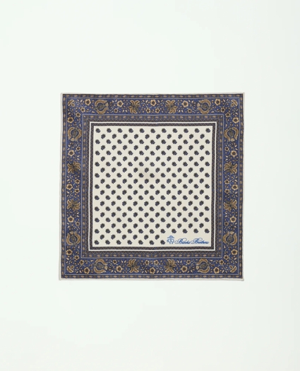 Foulard Cotton-Linen Pocket Square, image 2