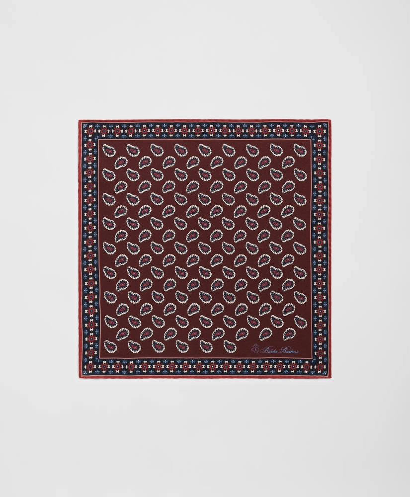 Paisley Silk Pocket Square