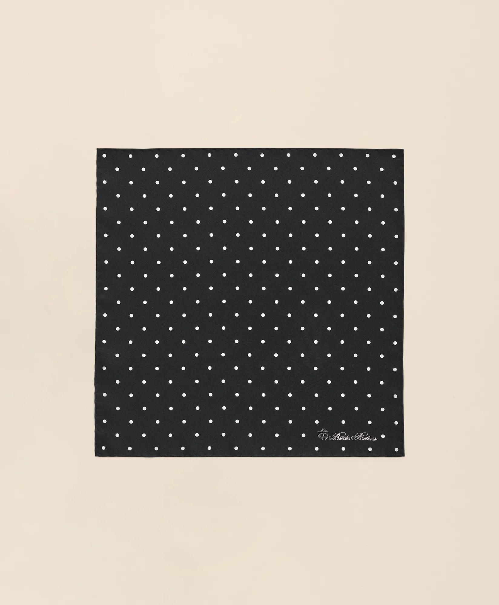 Small Dot Silk Pocket Square, image 2