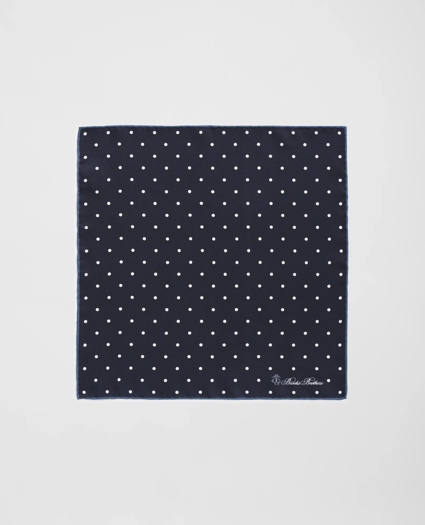 Small Dot Silk Pocket Square, image 2