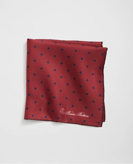 Small Dot Silk Pocket Square, image 1