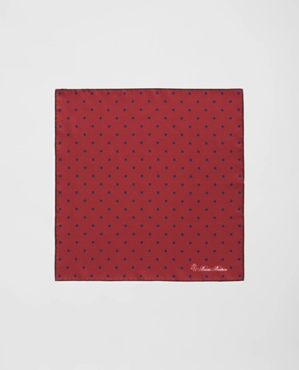 Small Dot Silk Pocket Square, image 2