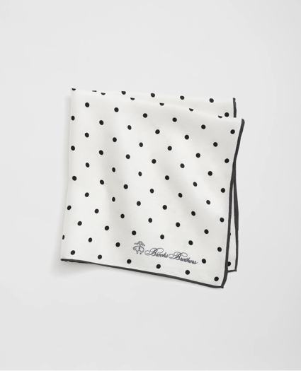 Small Dot Silk Pocket Square, image 1