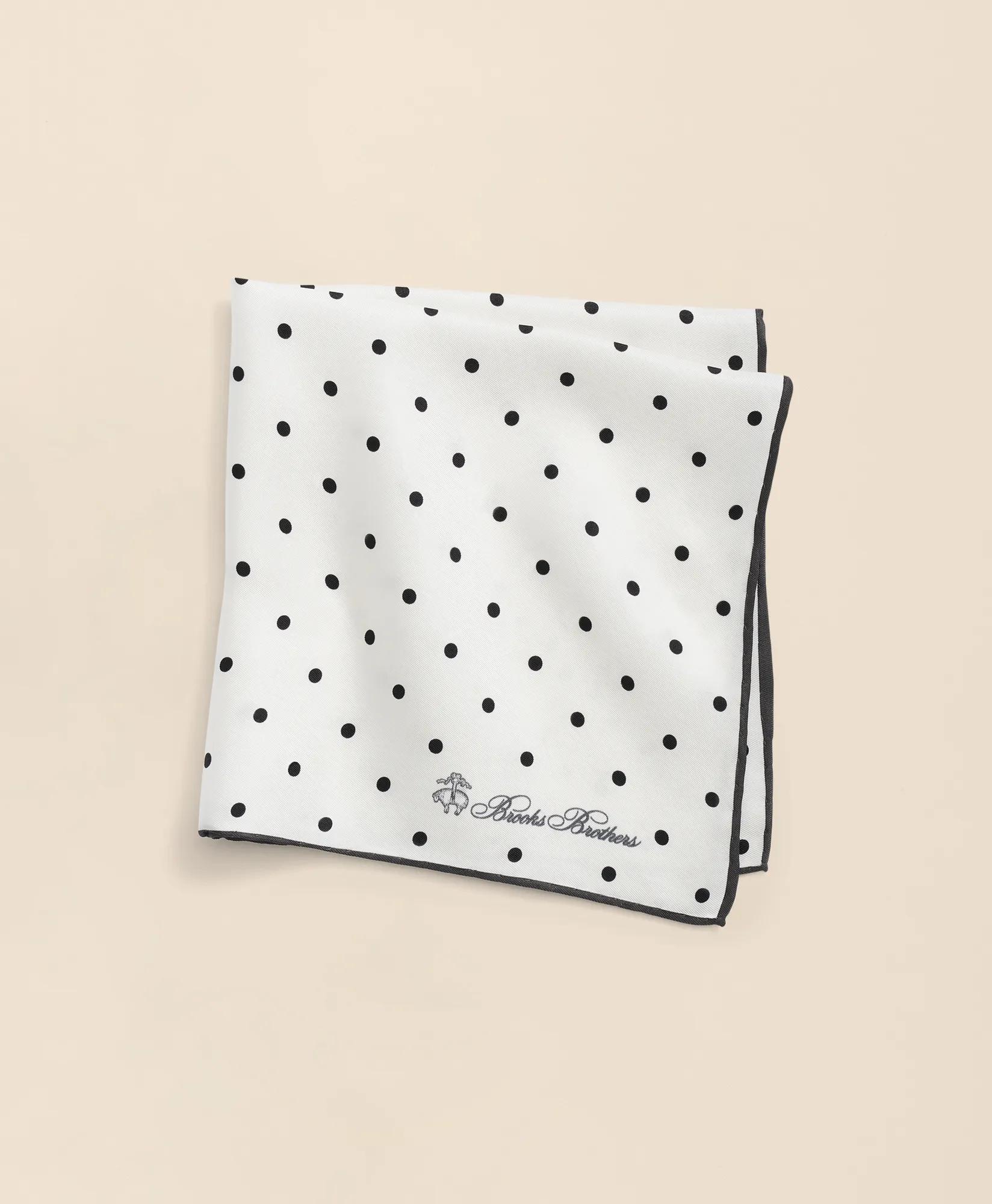 Small Dot Silk Pocket Square, image 1
