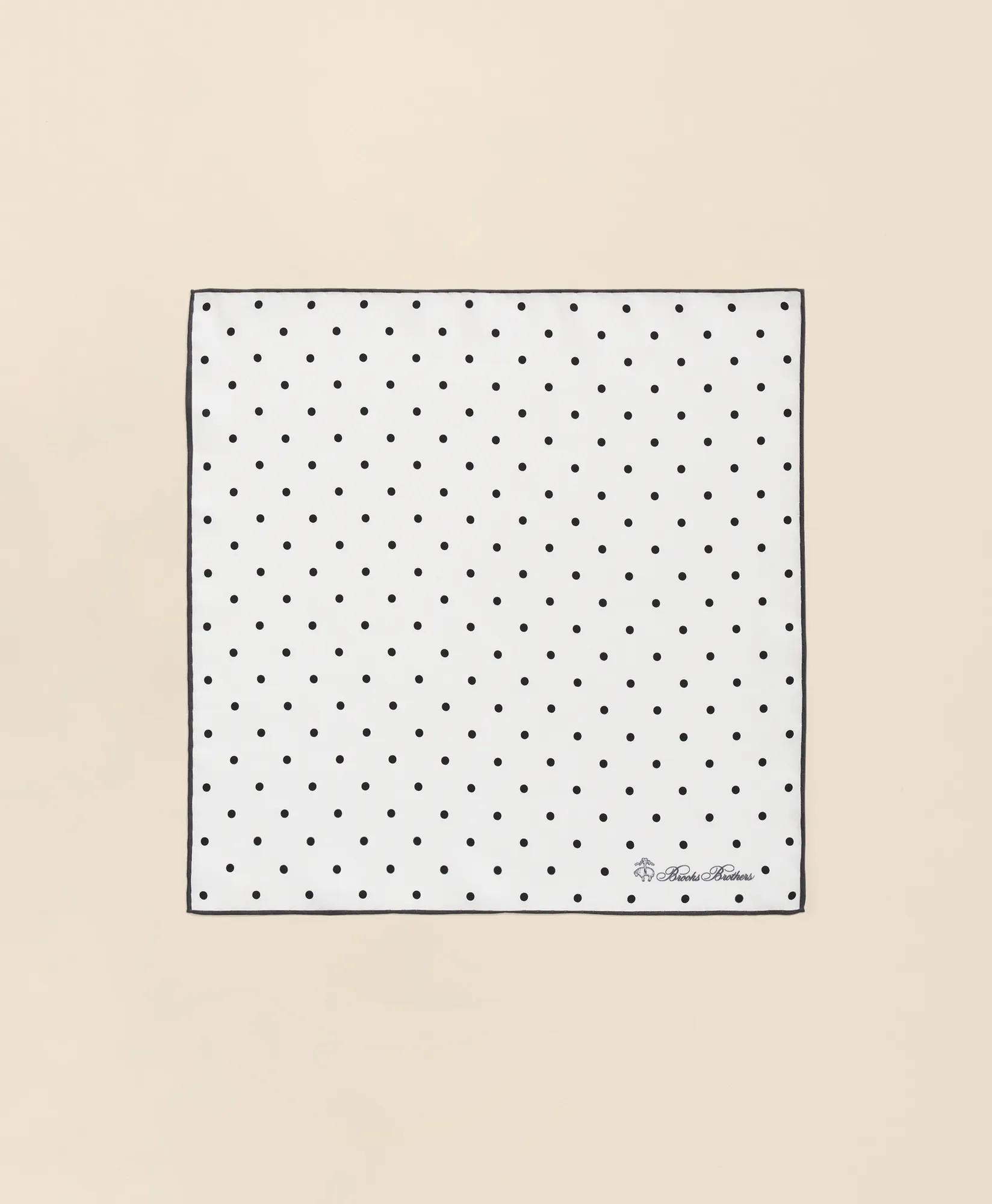 Small Dot Silk Pocket Square, image 2