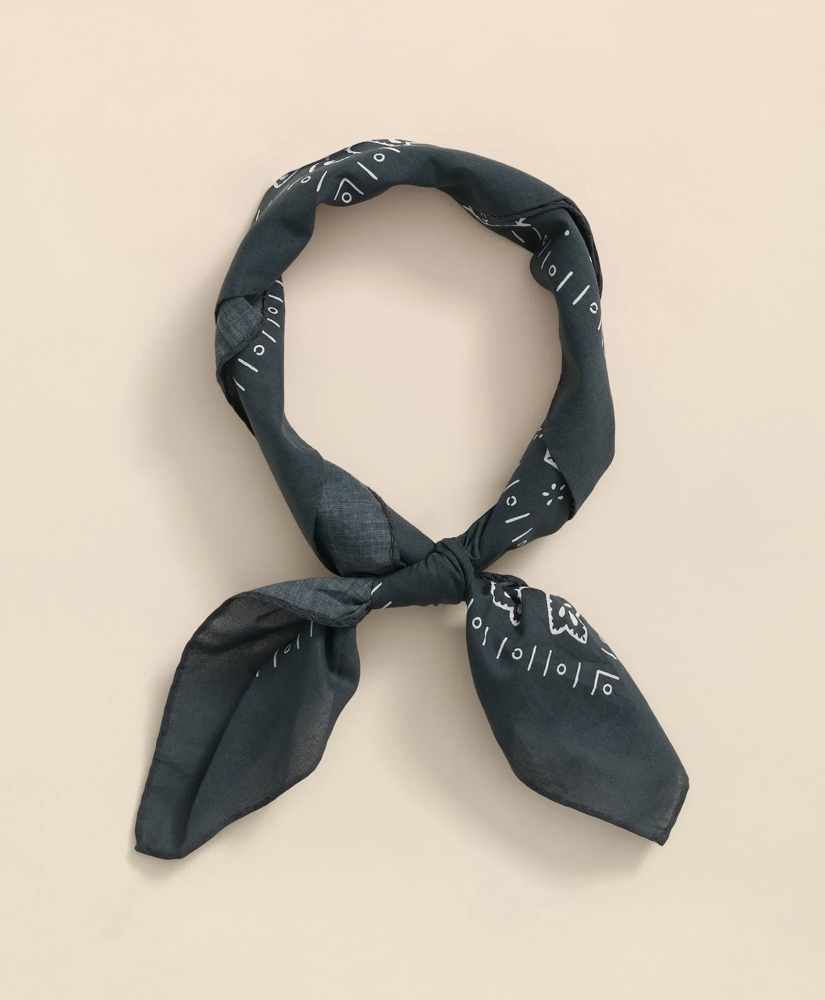 Cotton Bandana Print Neckerchief, image 3