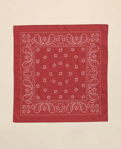 Cotton Bandana Print Neckerchief, image 1
