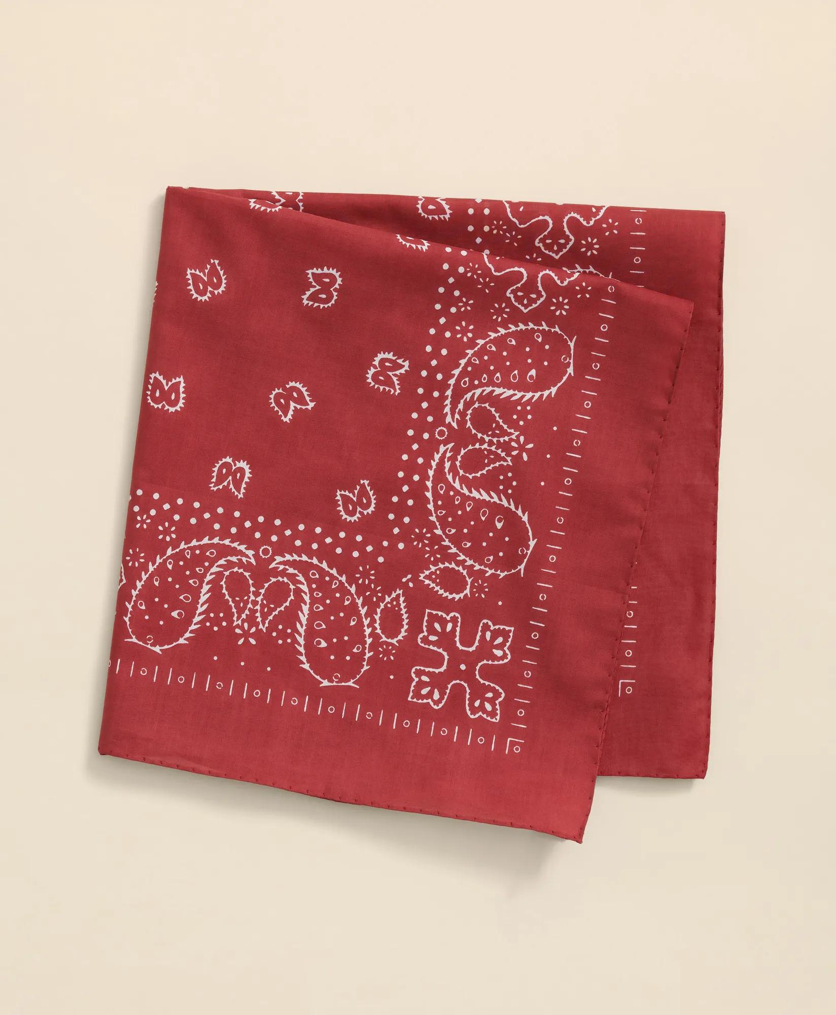 Cotton Bandana Print Neckerchief, image 2