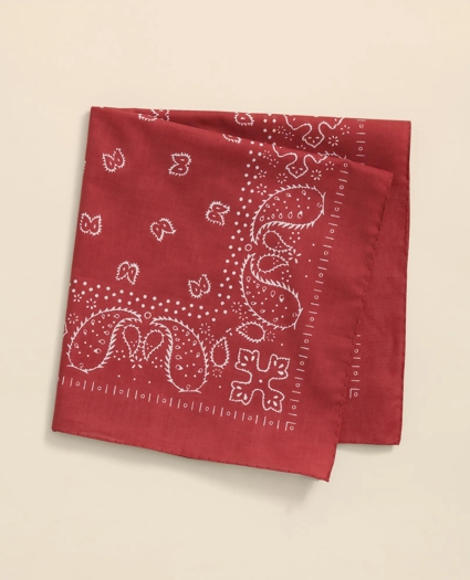 Cotton Bandana Print Neckerchief, image 2
