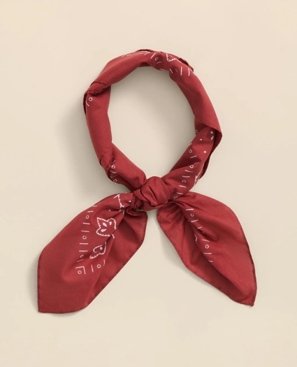Cotton Bandana Print Neckerchief, image 3