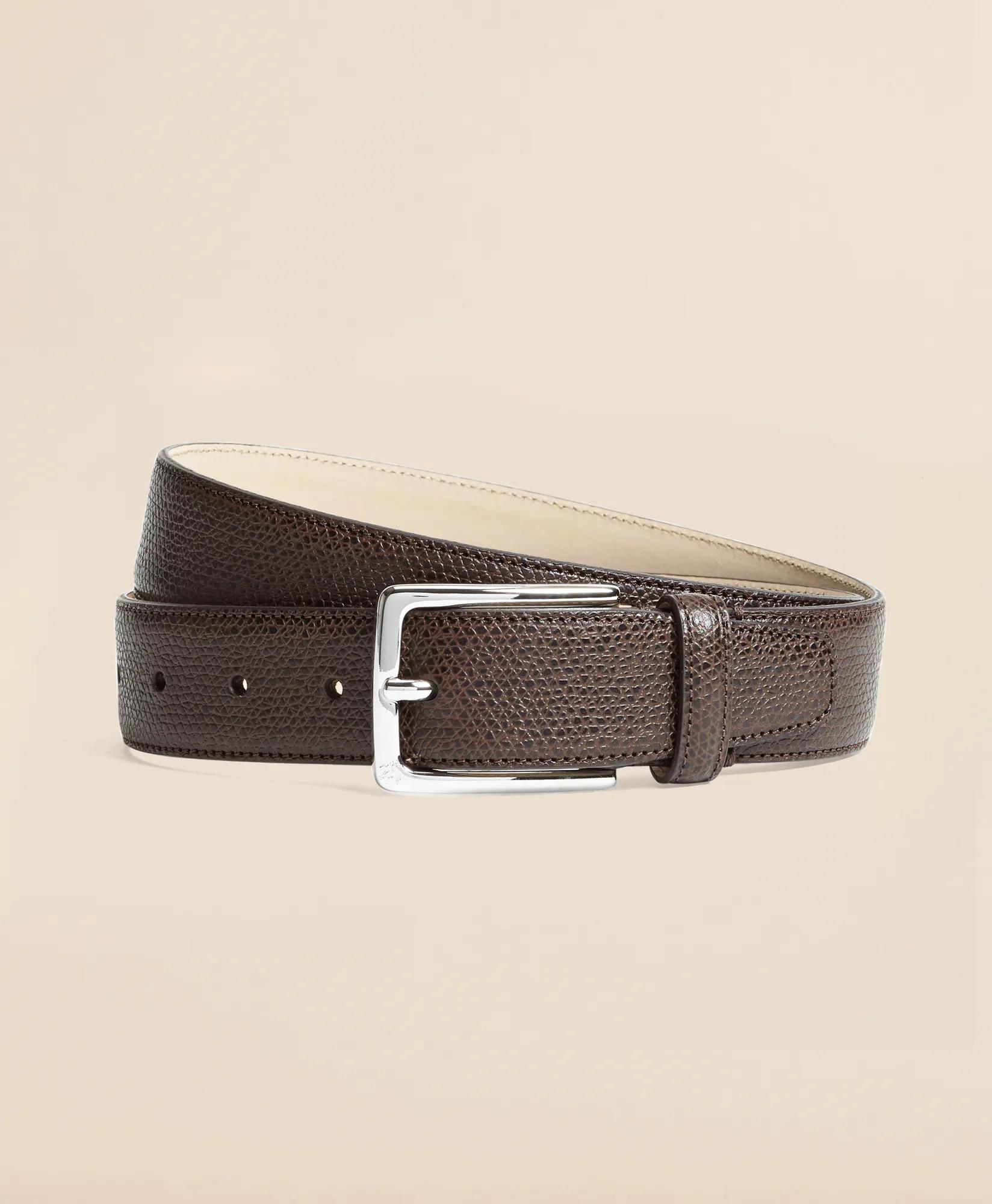 1818 Textured Leather Belt, image 1