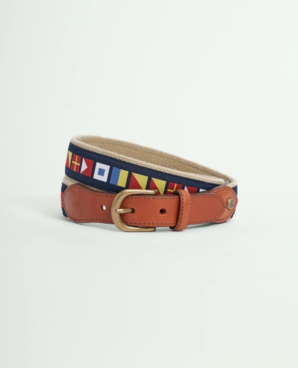 Cotton Nautical Flag Belt, image 1