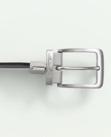 Cuttable Reversible Leather Belt With Changeable Gold-Tone & Silver-Tone Buckles, image 6
