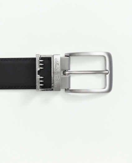 Cuttable Reversible Leather Belt With Changeable Gold-Tone & Silver-Tone Buckles, image 7