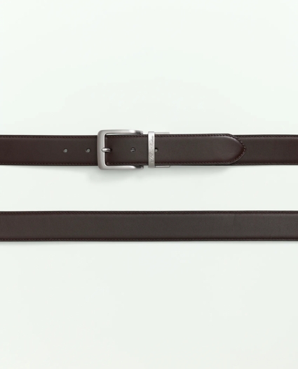 Cuttable Reversible Leather Belt With Changeable Gold-Tone & Silver-Tone Buckles, image 9