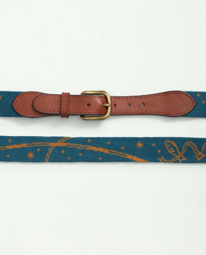 Smathers & Branson Needlepoint Constellation Belt, image 2