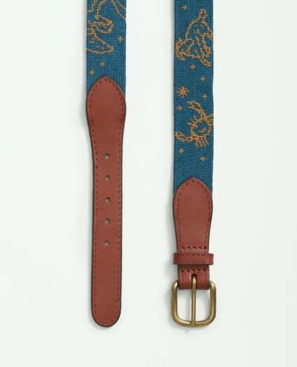 Smathers & Branson Needlepoint Constellation Belt, image 3