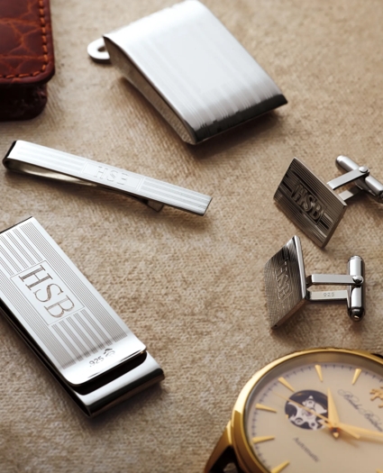 Engravable Sterling Silver Rhodium Plated Buckle, image 2