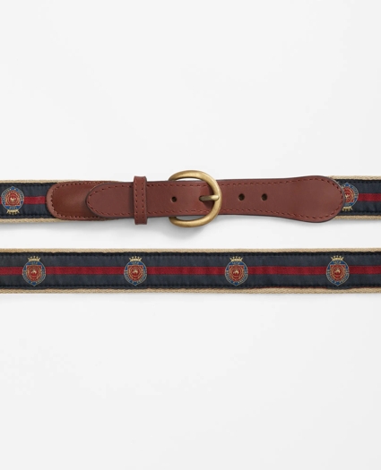 Ribbon Overlay Brooks Brothers Crest Belt, image 2