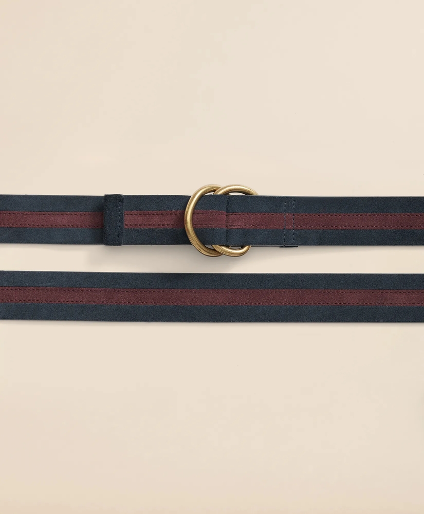Britt Sisseck D-Ring Belt in Blue Brown Cream Stripe Britt Sisseck D-Ring Belt in Blue Brown Cream Stripe | eBay main image 4