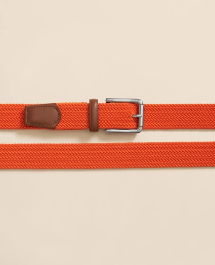 Rubber & Leather Belt With Stretch, image 2