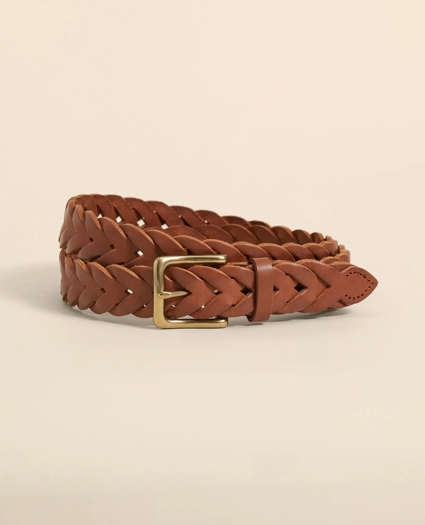 Braided Leather Belt, image 1