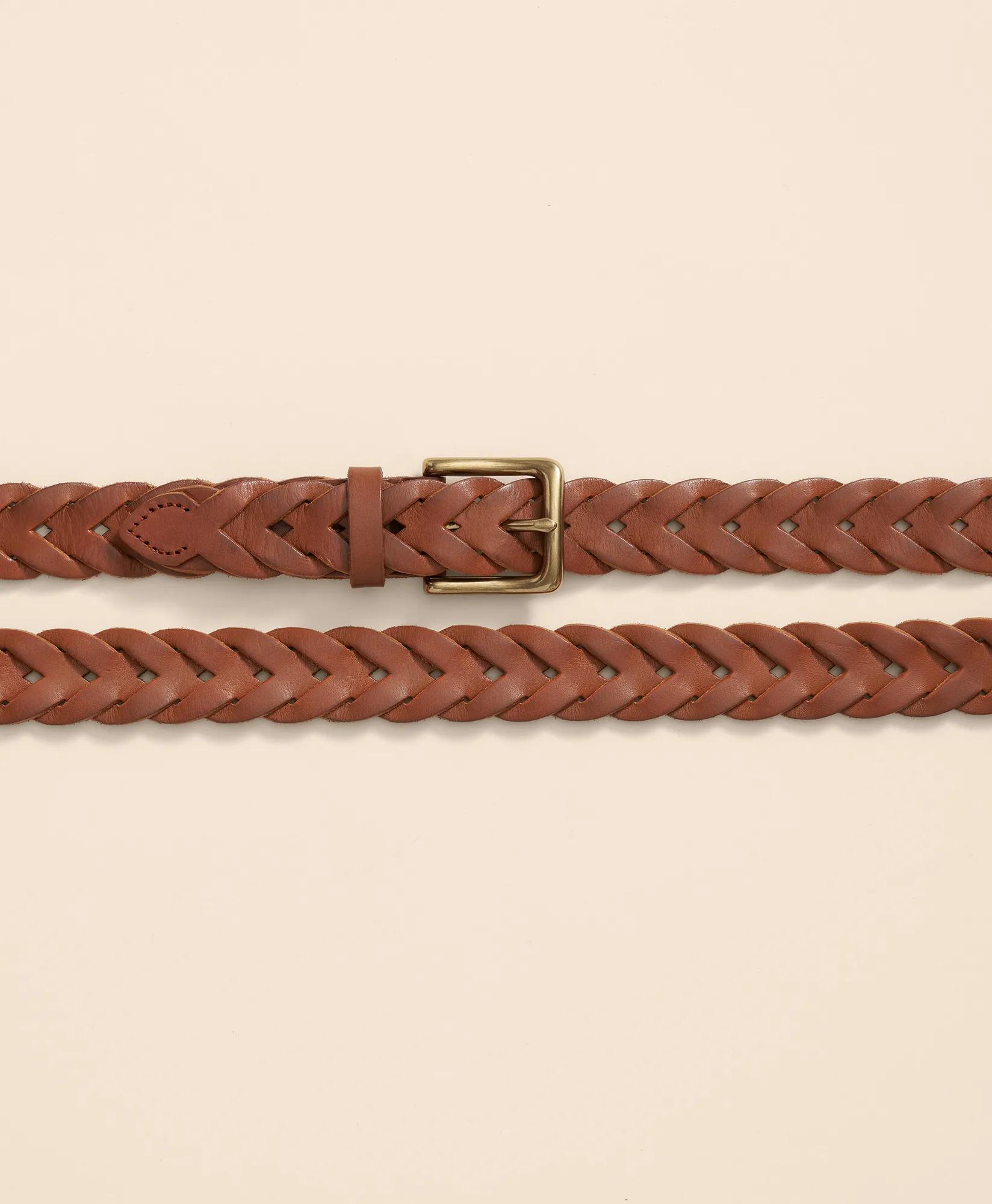 Braided Leather Belt, image 2