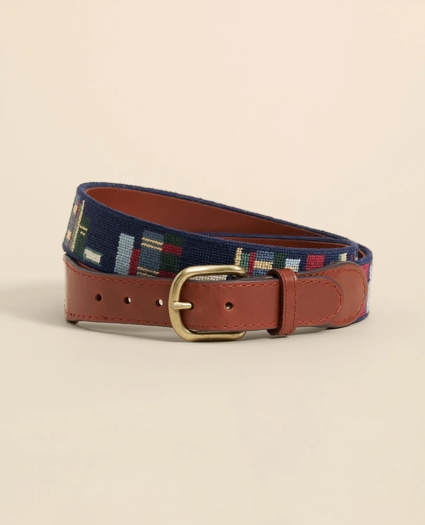 Smathers & Branson Needlepoint Bookcase Belt, image 1