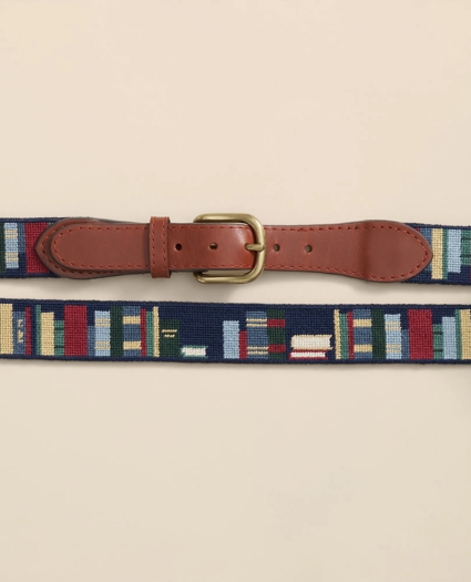 Smathers & Branson Needlepoint Bookcase Belt, image 2