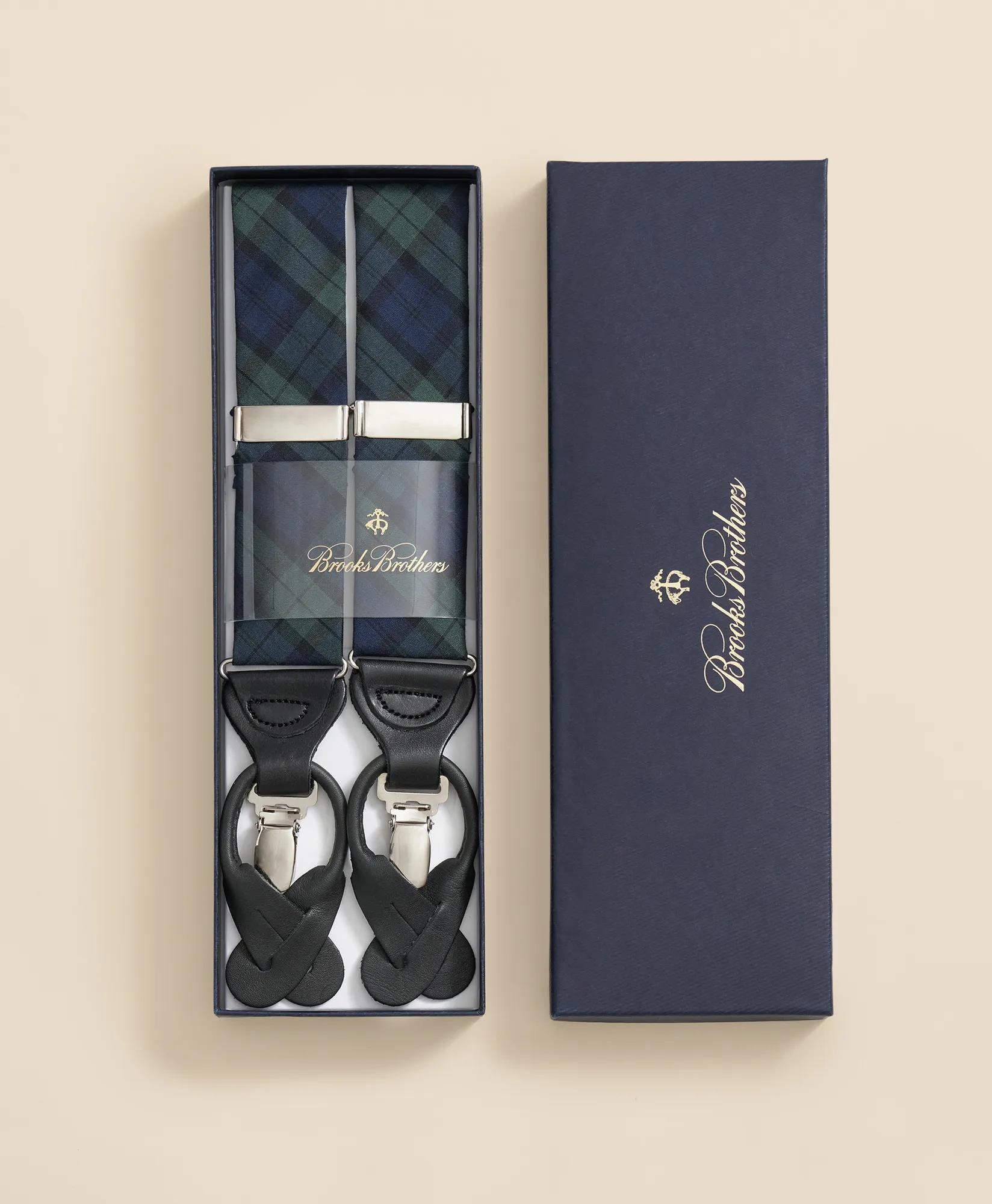 Black Watch Tartan Suspenders, image 1