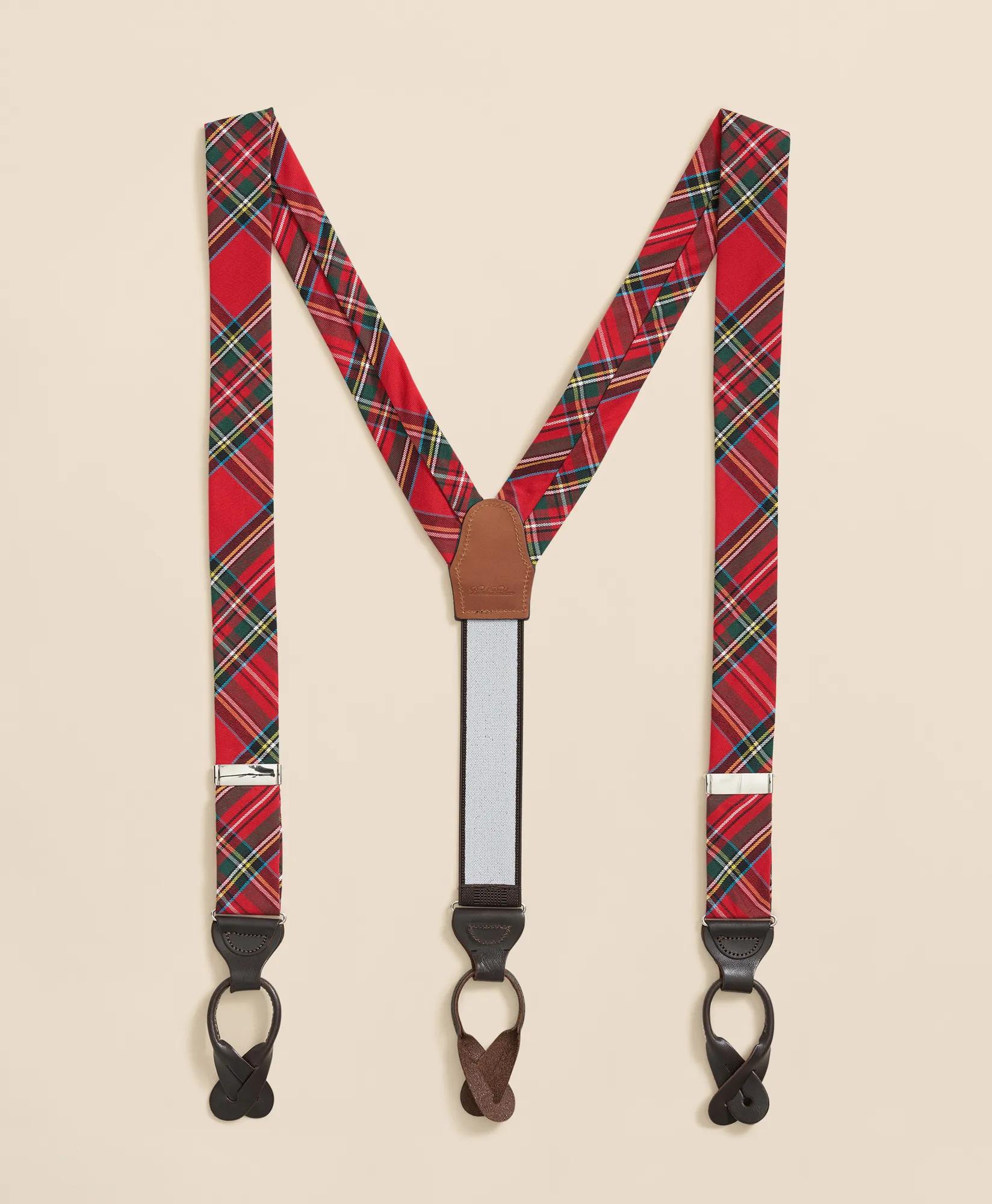 Royal Stewart Tartan Suspenders, image 1