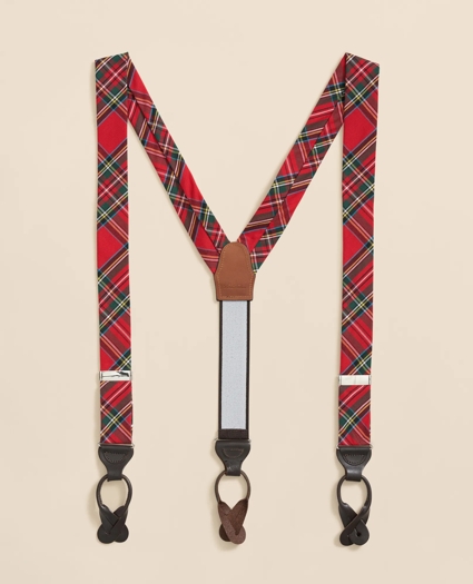 Royal Stewart Tartan Suspenders, image 1