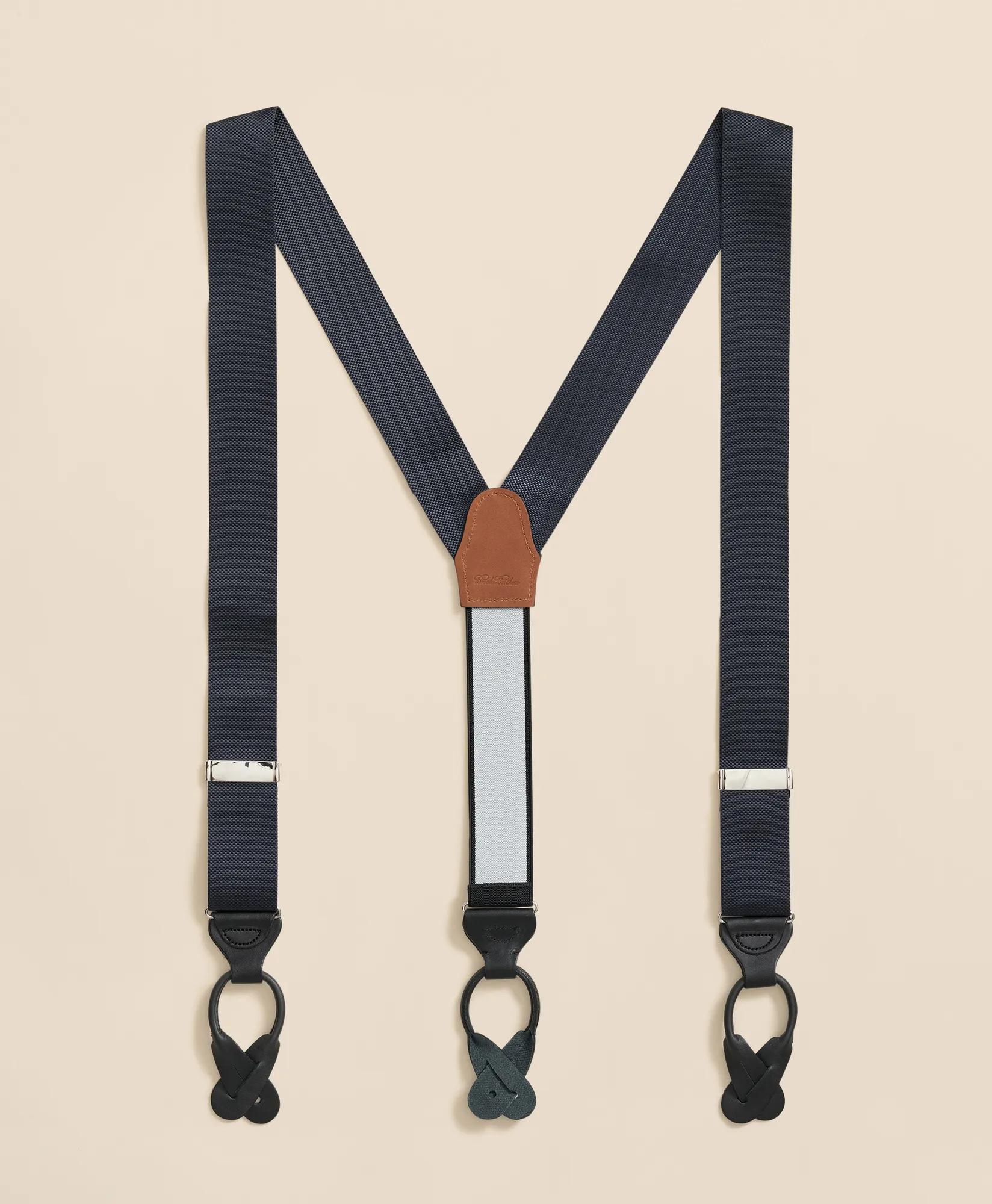 Solid Pique Suspenders, image 2