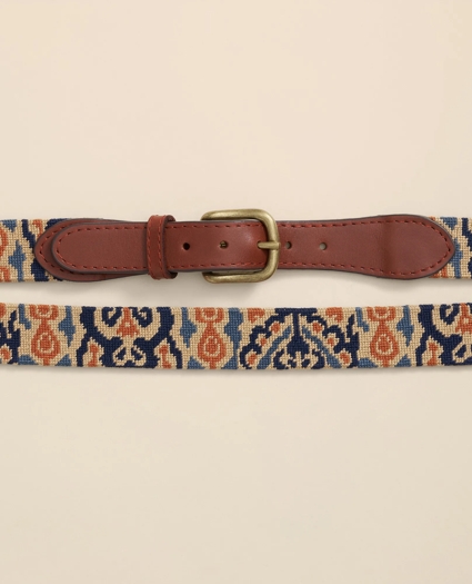 Smathers & Branson Needlepoint Ikat Belt, image 2
