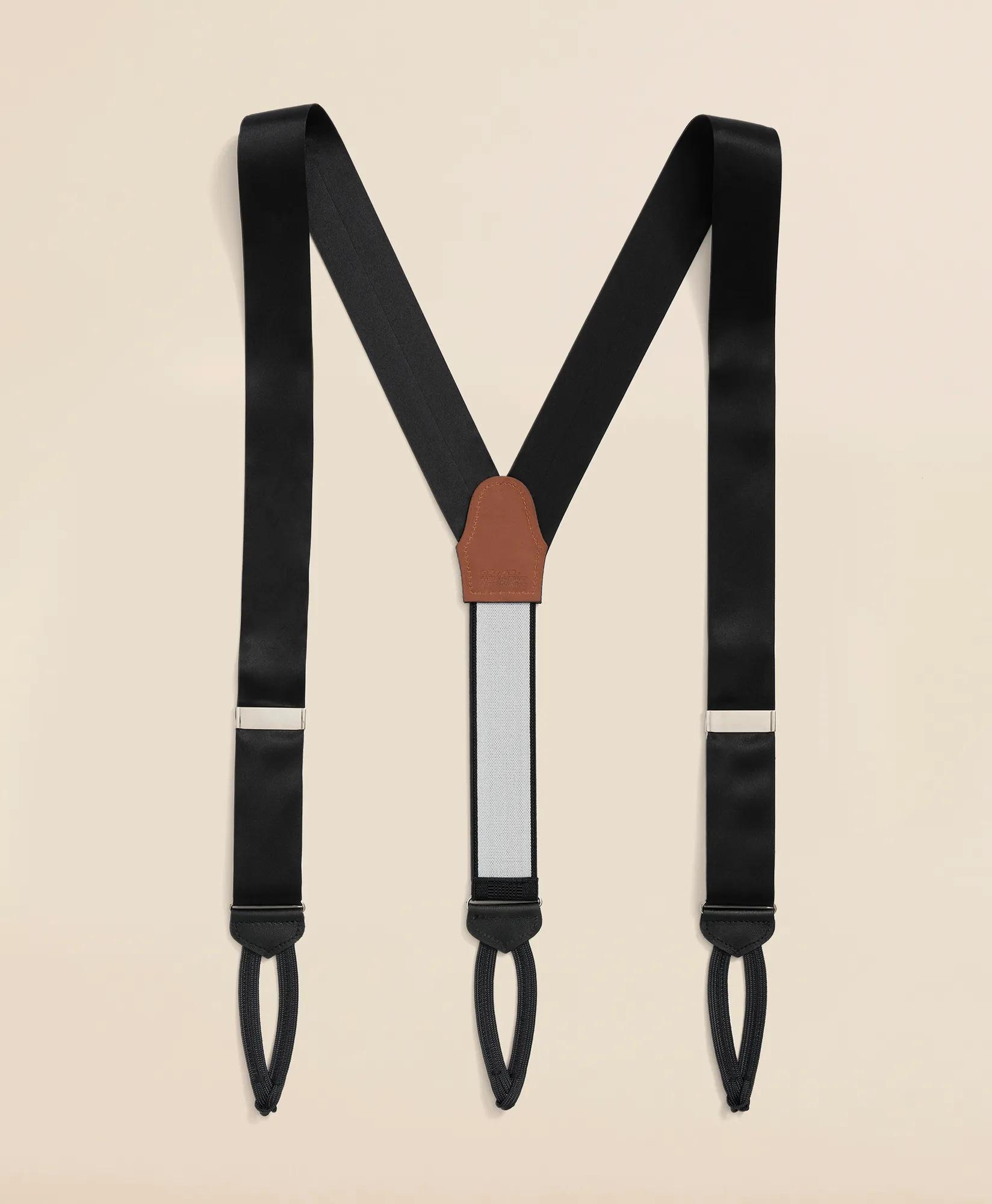 Big & Tall Formal Solid Suspenders, image 2